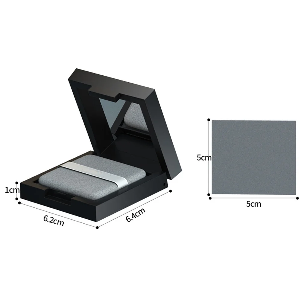 مجموعة واحدة من ورق النشاف للتحكم في زيت الوجه، مرآة مدمجة محمولة غير لامعة لامتصاص الزيت لمكياج الوجه