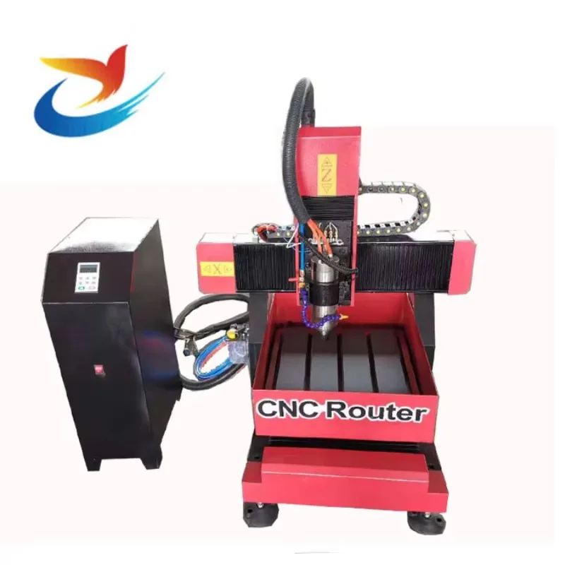 CE Certified Sanwei 4030 Mini CNC Router With Linear Guide Rail Water-cooled Spindle 400x300x80mm Working Area 0.03mm Accuracy