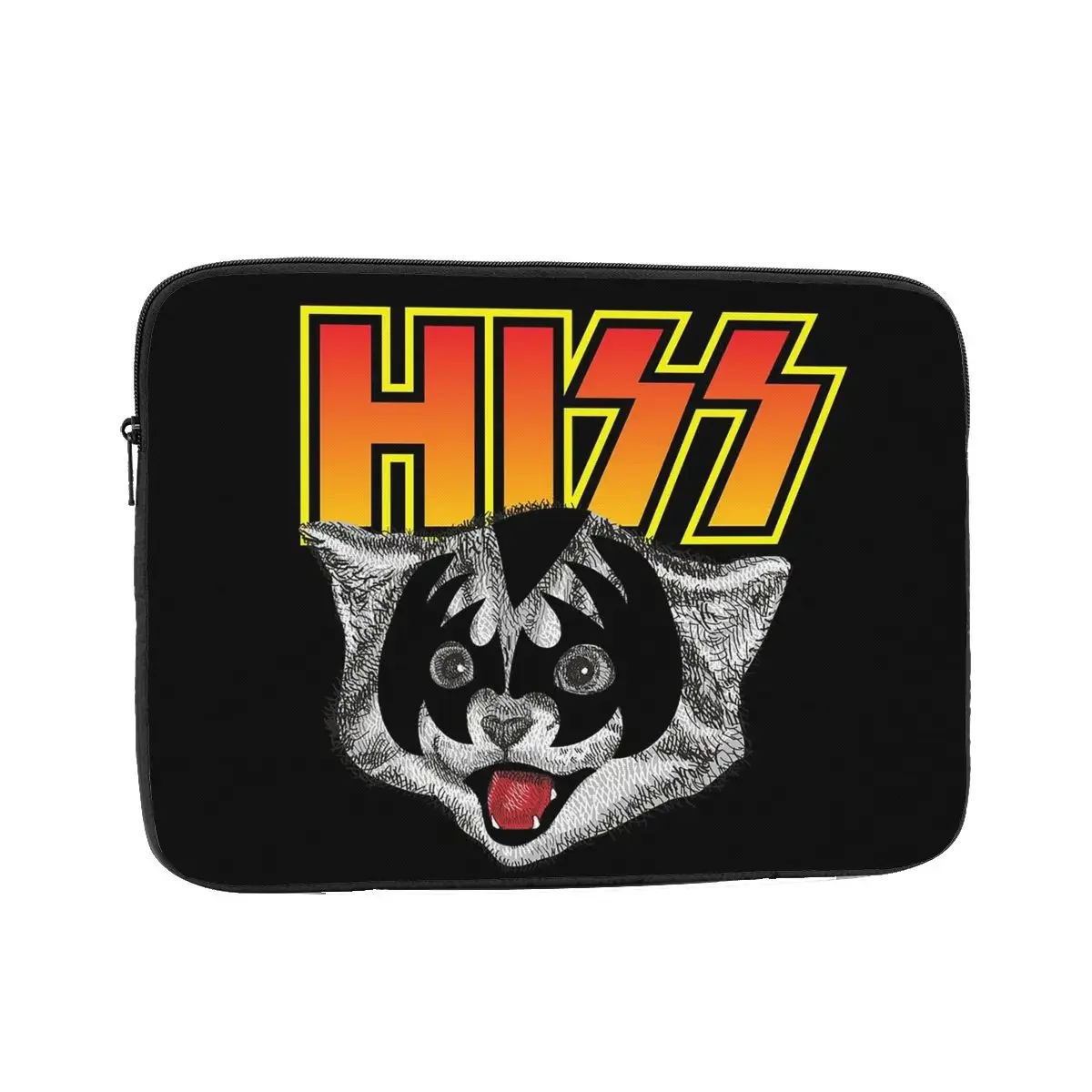 Rock Roll Band Kiss Cat Notebook Laptop Bag Case Pouch 10 12 13 15 17 Inch Notebook Sleeve Cover Bag Tablet Shockproof Case Bag