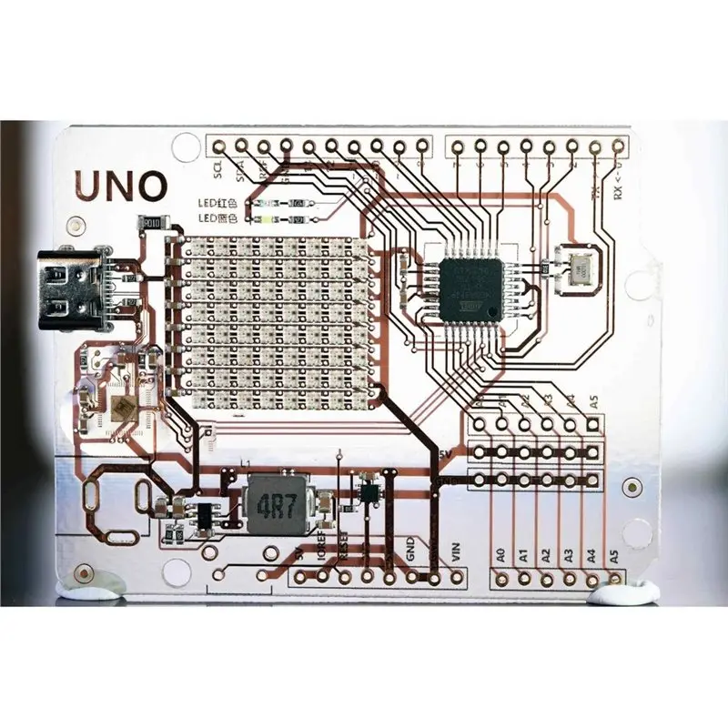 AA84 Learning Board For Arduino Nano, For UNO R3 Transparent Visual Acrylic PCB With Gravity Sensor& RGB Leds