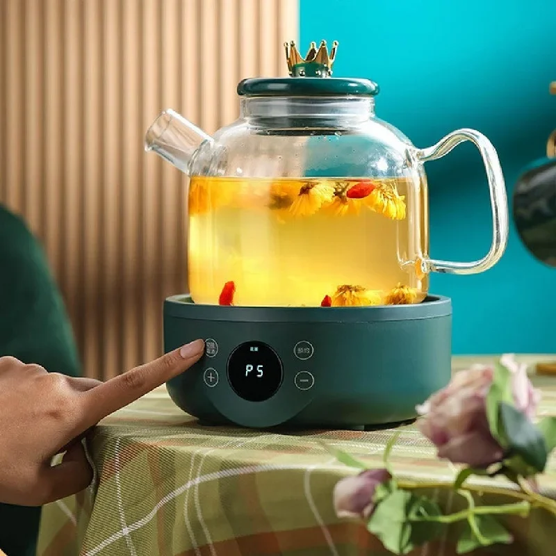 

110V/220V Split Health Pot Household Tea Making Machine Multifunctional Pot Office Glass Health Teapot Automatic Keep Warm 1.5L