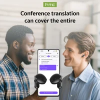 Traducteur HTC NE20 nouveau Bluetooth 6.0 casque sans fil traduction écouteurs IPX4 étanche note longue durée de vie de la batterie 6