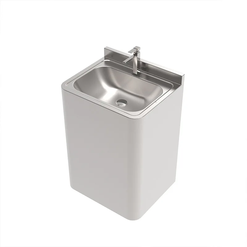 

Умывальник из нержавеющей стали, утолщенные закругленные углы, предотвращающий столкновения и легко чистится умывальник из нержавеющей стали для ванной комнаты.