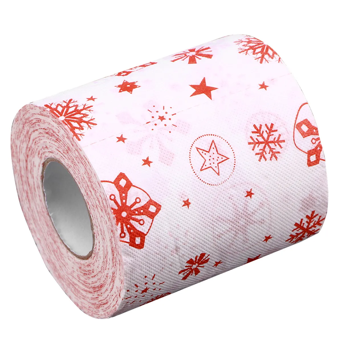 2 Layers Santa Claus Printed Roll Creative Hygienic Table Toilet Paper For Christmas Party Home Cafe Restaurant Use Tissue Roll