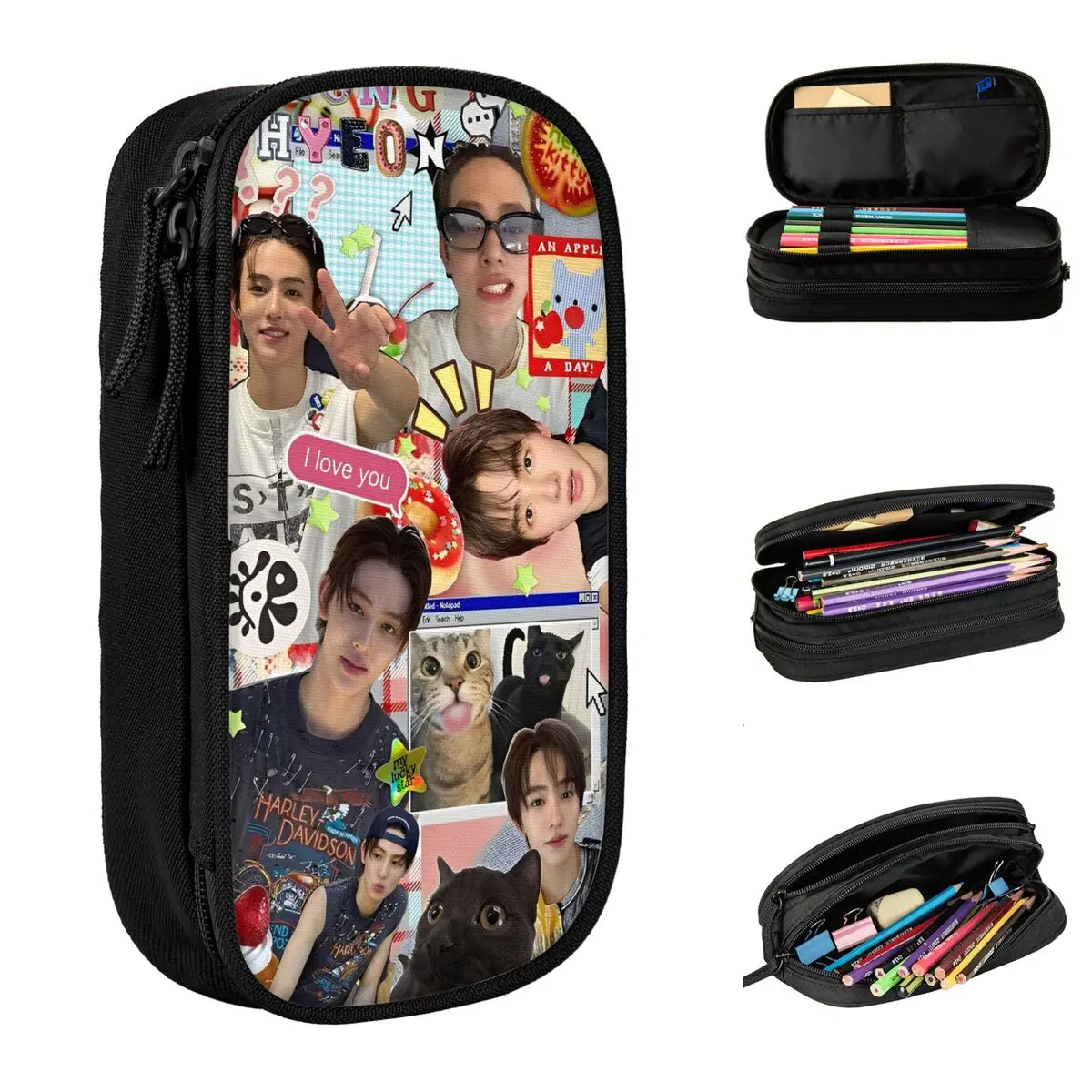 

Classic CORTIS Pencil Cases Kpop Music Pencilcases Pen Holder Kids Big Capacity Bags Students School Gifts Stationery