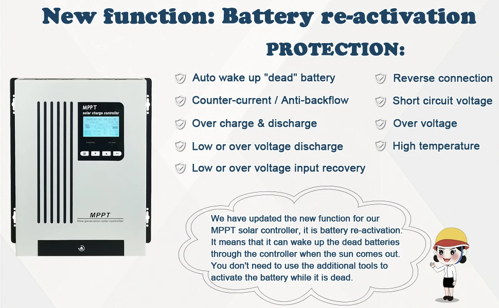 Imagem -06 - Controlador Solar Mppt Fábrica Diretamente 100a 120a 96v