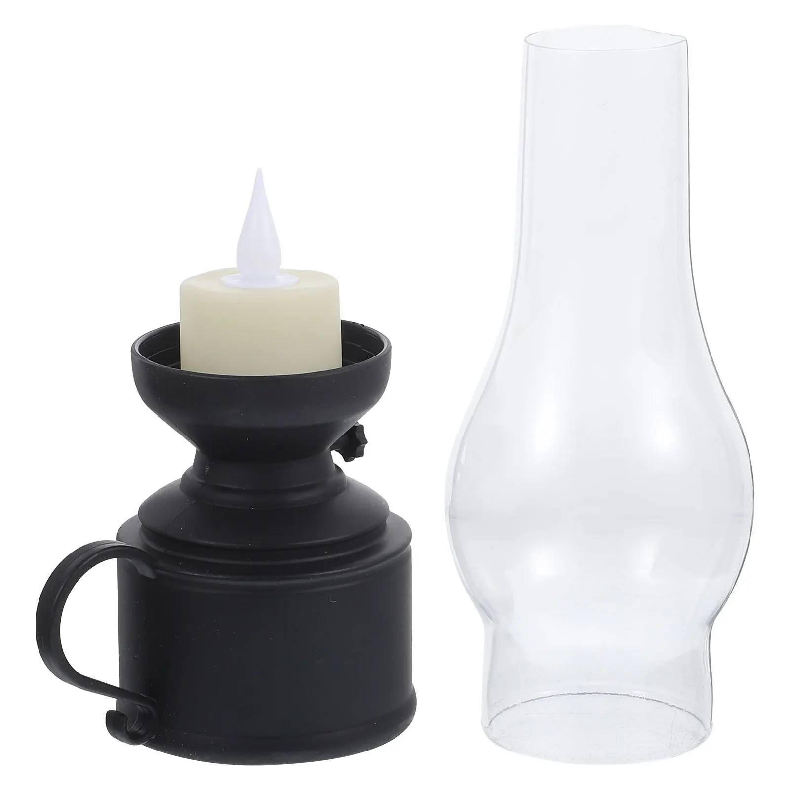 

LED Lantern Vintage Style Lightweight Portable Handheld Decorative Table Lamp for Home Corridor Basement Lighting