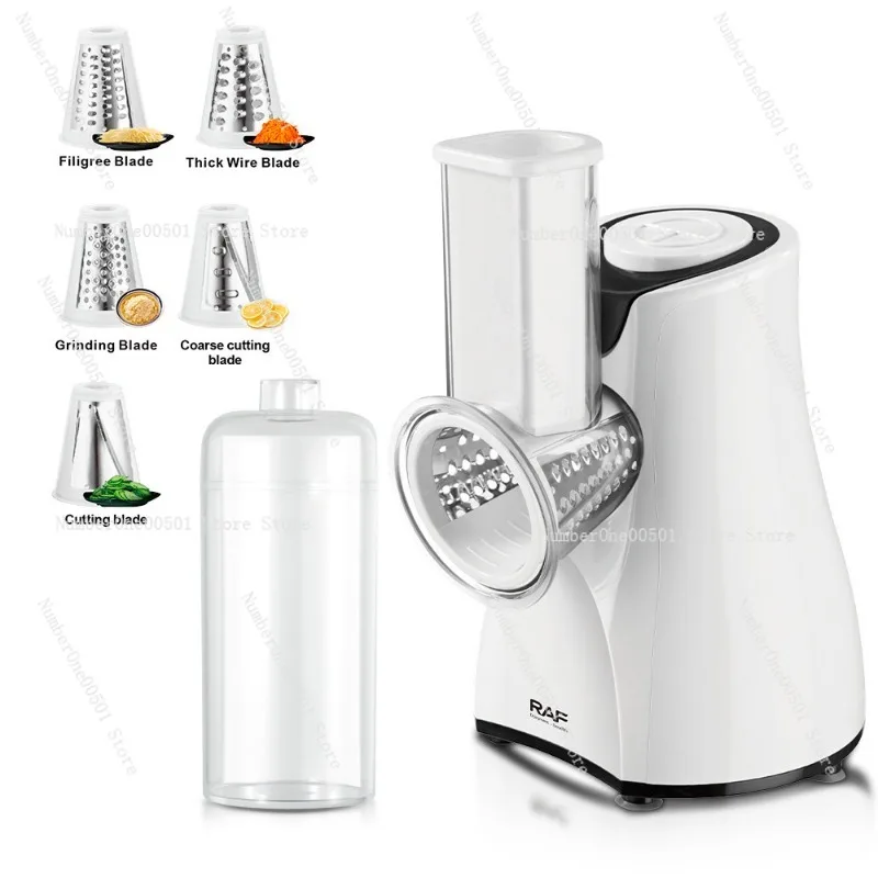European Kitchen Cheese Grater Electric Vegetable Shredding Multifunctional Roller Home Cheese Slicing Salad Machine