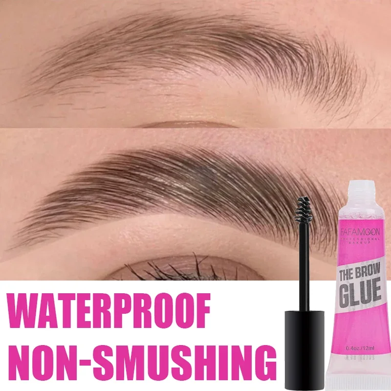 Eyebloggstyling liquide imperméable à l'eau, séchage rapide, gel de maquillage transparent, durable, naturel, réglage des sourcils sauvages, gel cosmétique, 3D