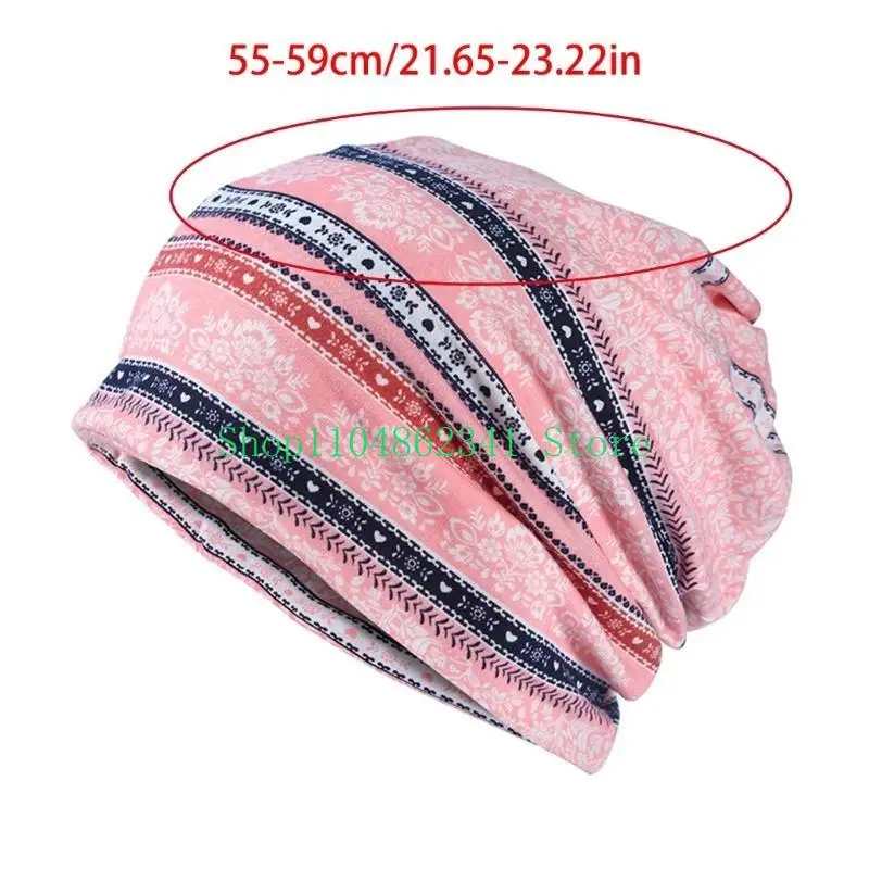 5asd Lace Headscarf for Women Slouch Turban Hat with Bright Color for Street Styles Outfit Various Occasion Headwrap Hat