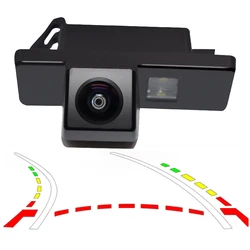 Dynamic Trajectory HD CCD Car Rear View Reverse Camera For Nissan QASHQAI X-TRAIL Geniss Citroen C4 C5 Peugeot 307cc