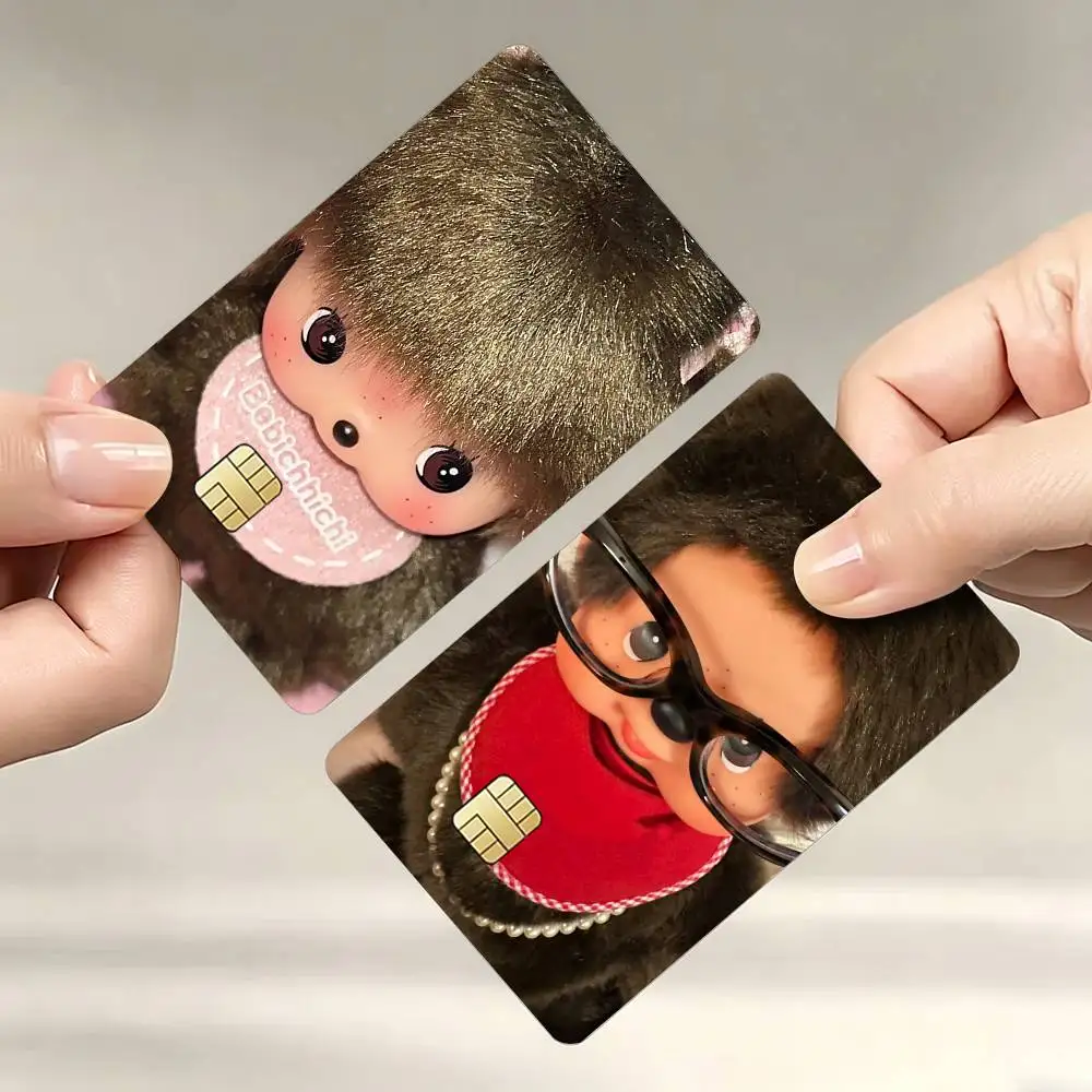 Cute M-MonchhichiS Sticker Decoration Creative Bank Card Bus Metro Waterproof Sticker