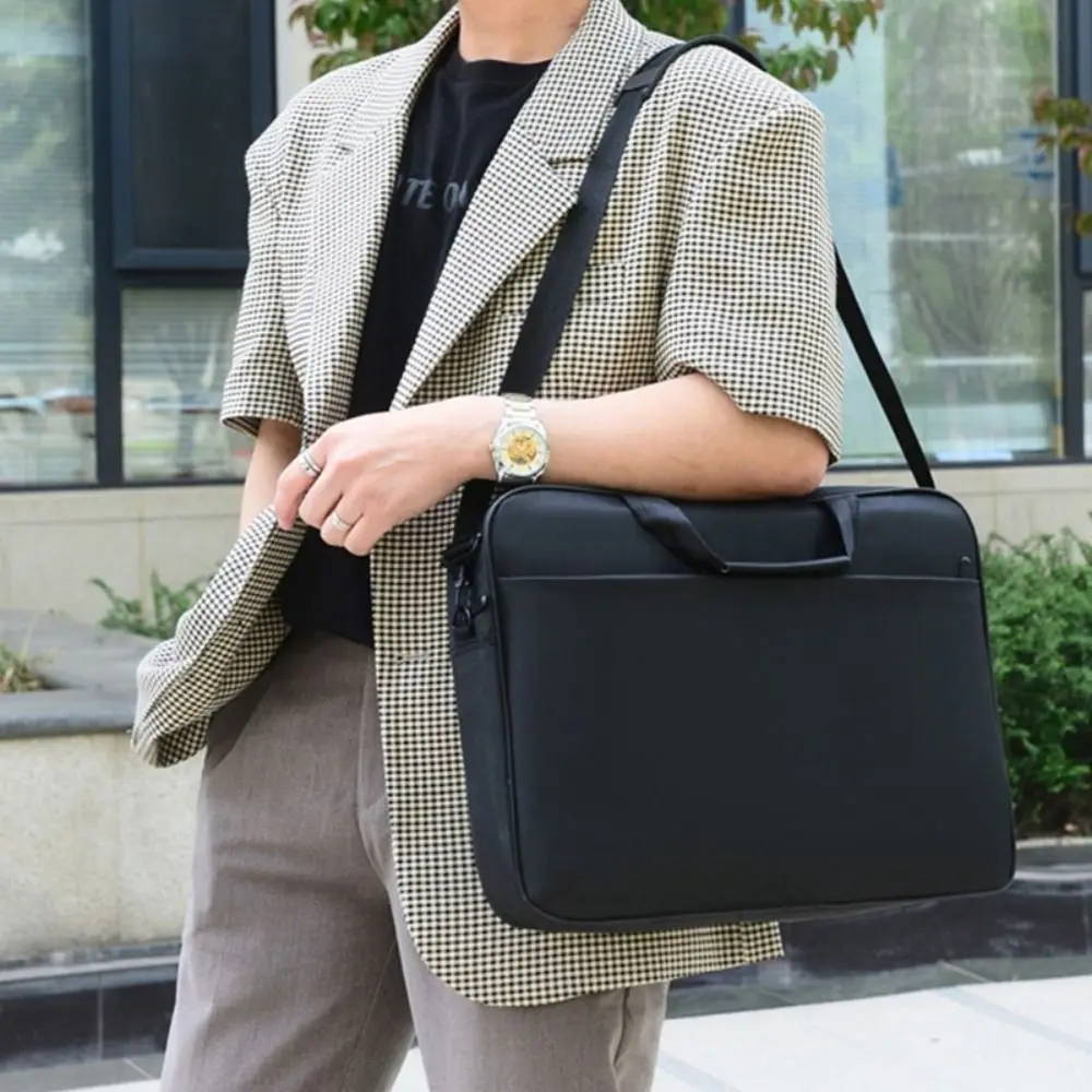 15.6 17 inch Laptop Bag Shockproof Large Capacity Shoulder Bag Strap Carrying Computer Notebook for Lenovo/HP/Dell/Asus/Samsung