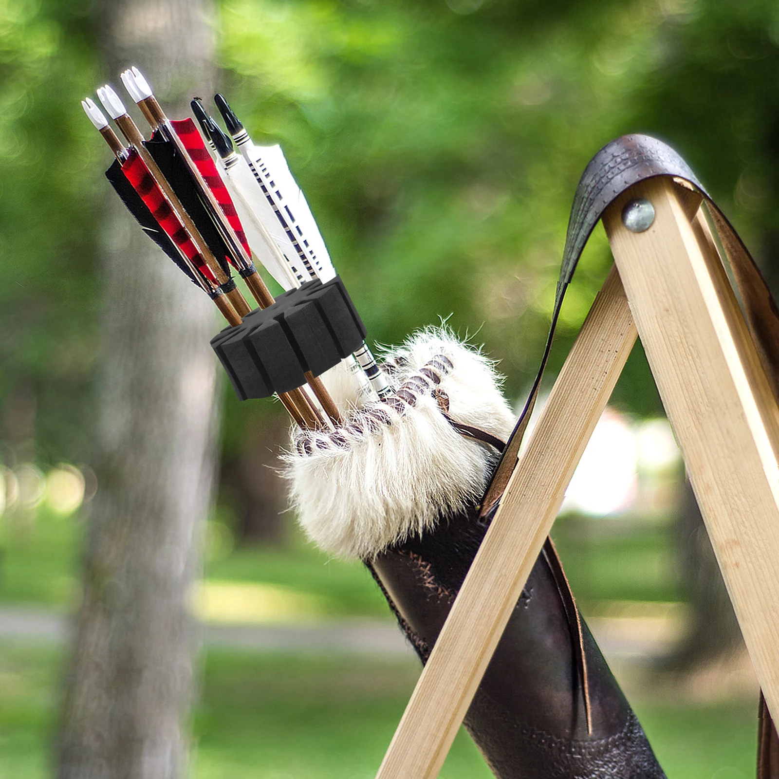 

12pcs Sponge Outdoor Separator Outdoor Rack Portable Arrow Storage Holder Hunting Supplies Bow Rack Arrow Holder