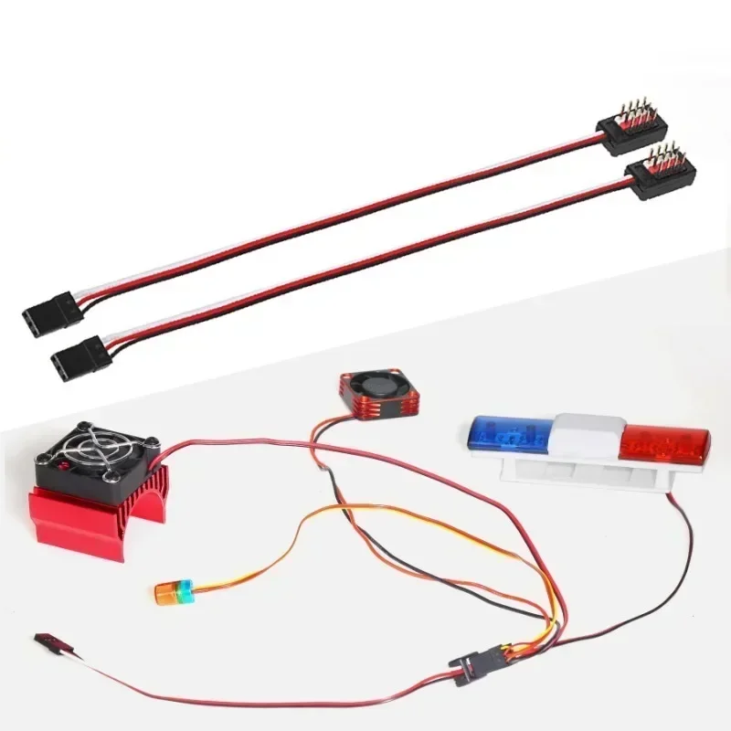 1 to 4 RC Y line Length Remote Control Cable Servo Fan Extender Wire for Futaba JR RC Car HSP Trxs TRX4 Axial SCX10 TAMIYA