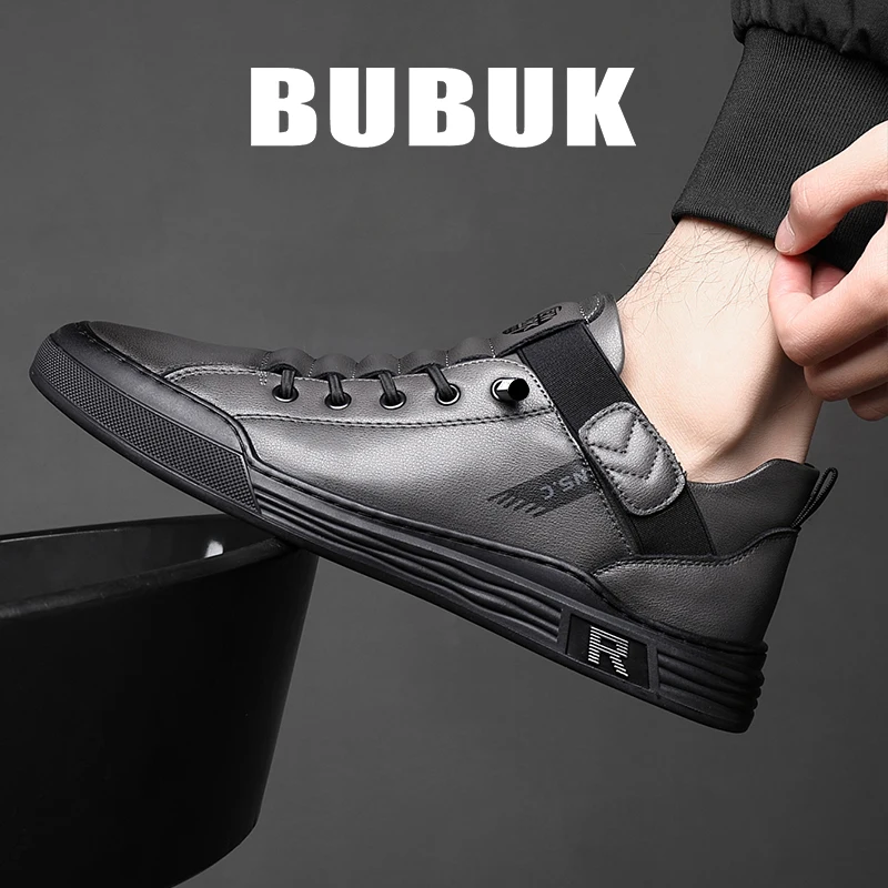 

Мужская официальная обувь Bubuk Повседневная обувь с низким верхом Модные уличные кроссовки Всесезонные кроссовки на шнуровке подходят для путешествий, пеших прогулок и поездок на работу