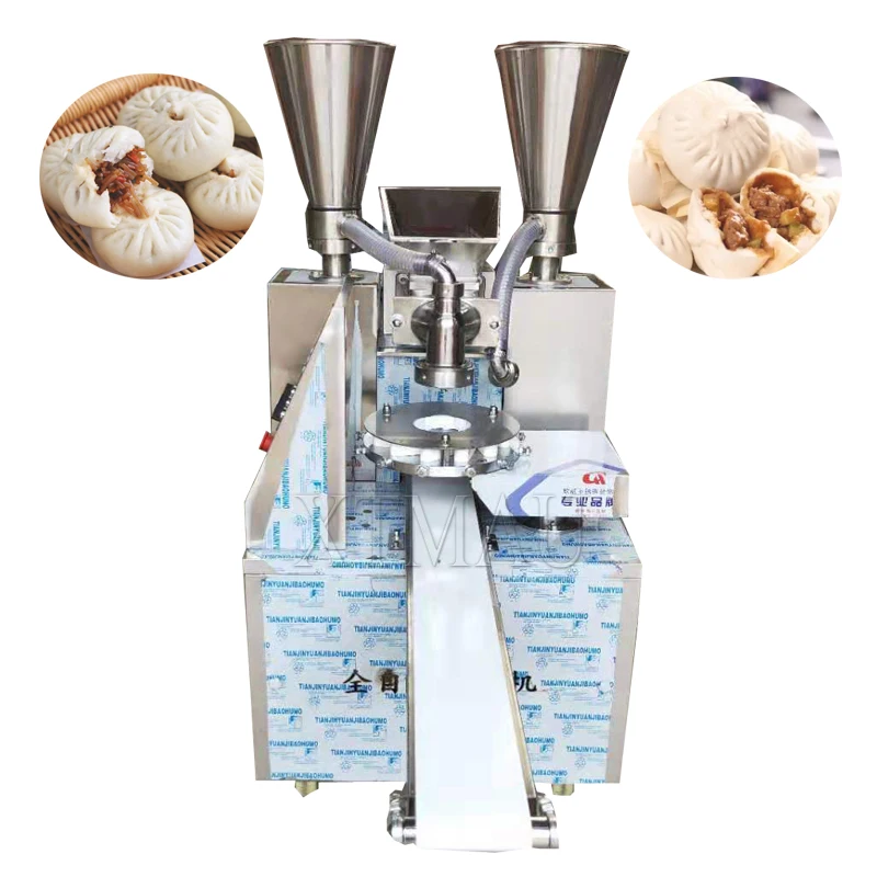 Baozi Maker Commercial Automatic Steamed Stuffed Bun Making Machine Momo Filling Machine