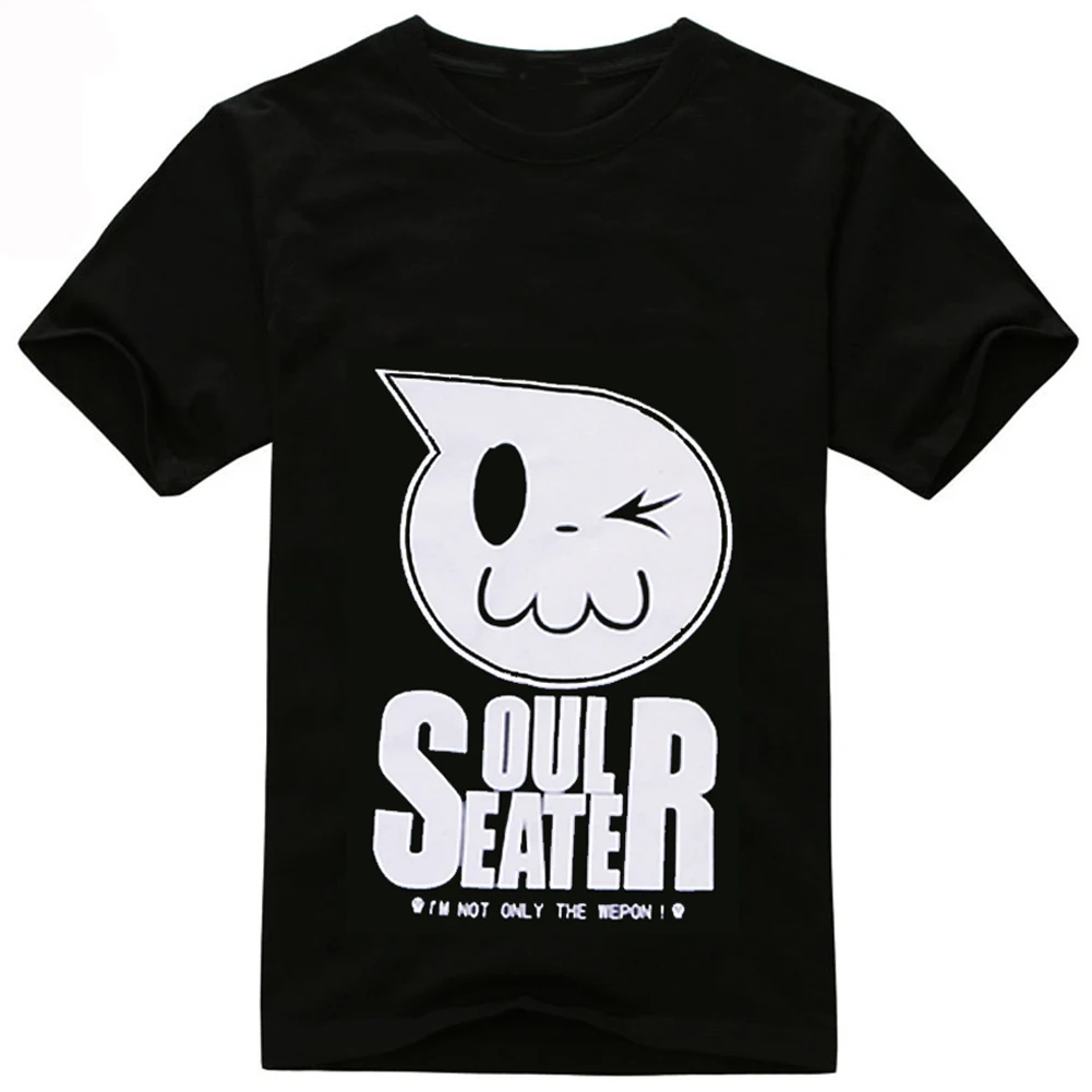 NEW SOUL EATER NOT Unisex Shibusen Japanese Famous Cosplay T-shirt short sleeve tee tops