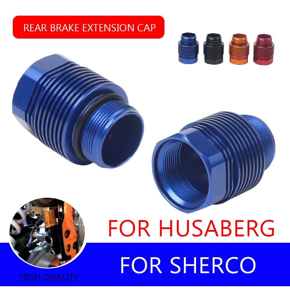 Rear Brake Reservoir Extender Brake Fluid Oil Fuel Cap For Husaberg TE 125 300 FE FS FX 250 350 390 450 501 For Sherco SE SE-F