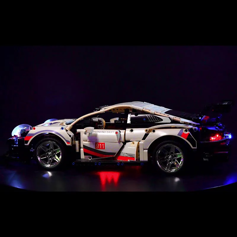 레고 42096용 새로운 범용 조명 키트(블록 모델 없이 LED 조명만 해당) 유연하고 밝은 조명 솔루션