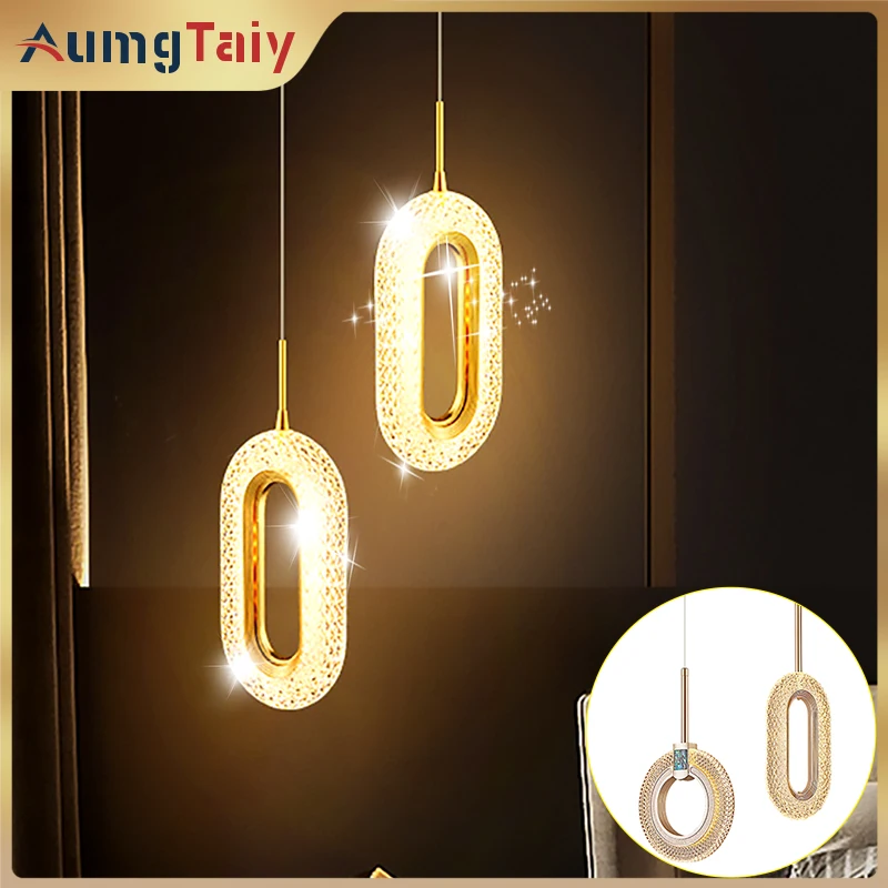 Modern Minimalist Living Room Sofa Bedroom Background Wall Lamp Ambient Light Small Pendant Lamp Home Decoration Indoor Lighting