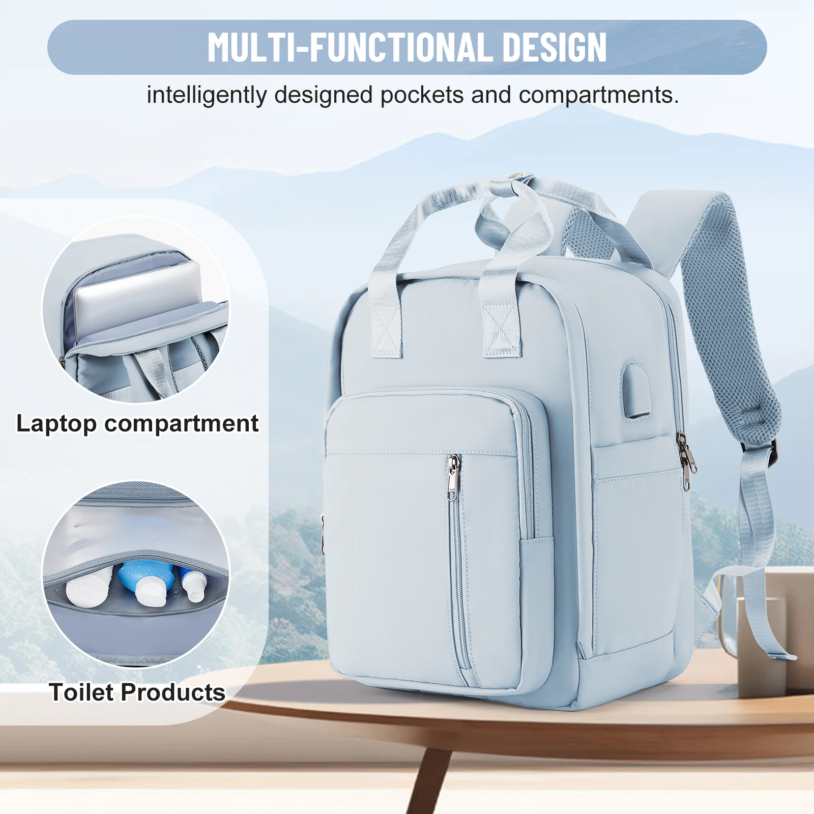 حقيبة ظهر تحمل على mochila viaje cabina avion 40x20x25 للنساء حقيبة ظهر للأمتعة اليدوية للفتيات الجامعيات حقيبة ظهر مدرسية للكمبيوتر المحمول، حقيبة ظهر لعطلة نهاية الأسبوع