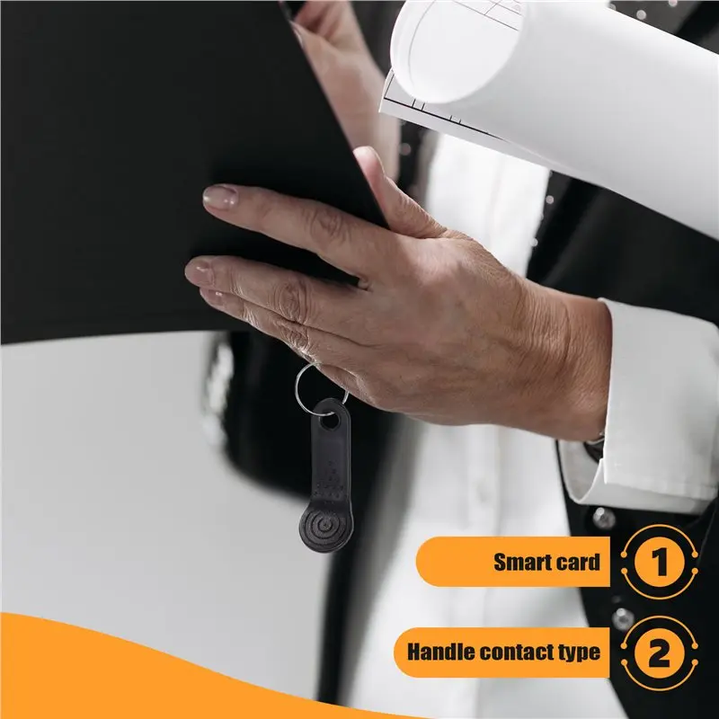 10Pcs DS1990A-F5 TM Card Ibutton Tag With Wall-Mounted