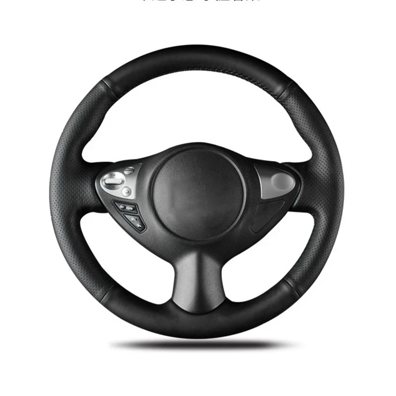 

Car Steering Wheel Cover For Nissan Sentra Juke Maxima Infiniti FX FX35 FX37 FX50 DIY Hand Stitch Microfiber Leather