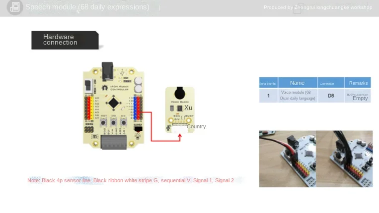 Robot Voice Module (68-Segment Daily Language) Arduino Mixly