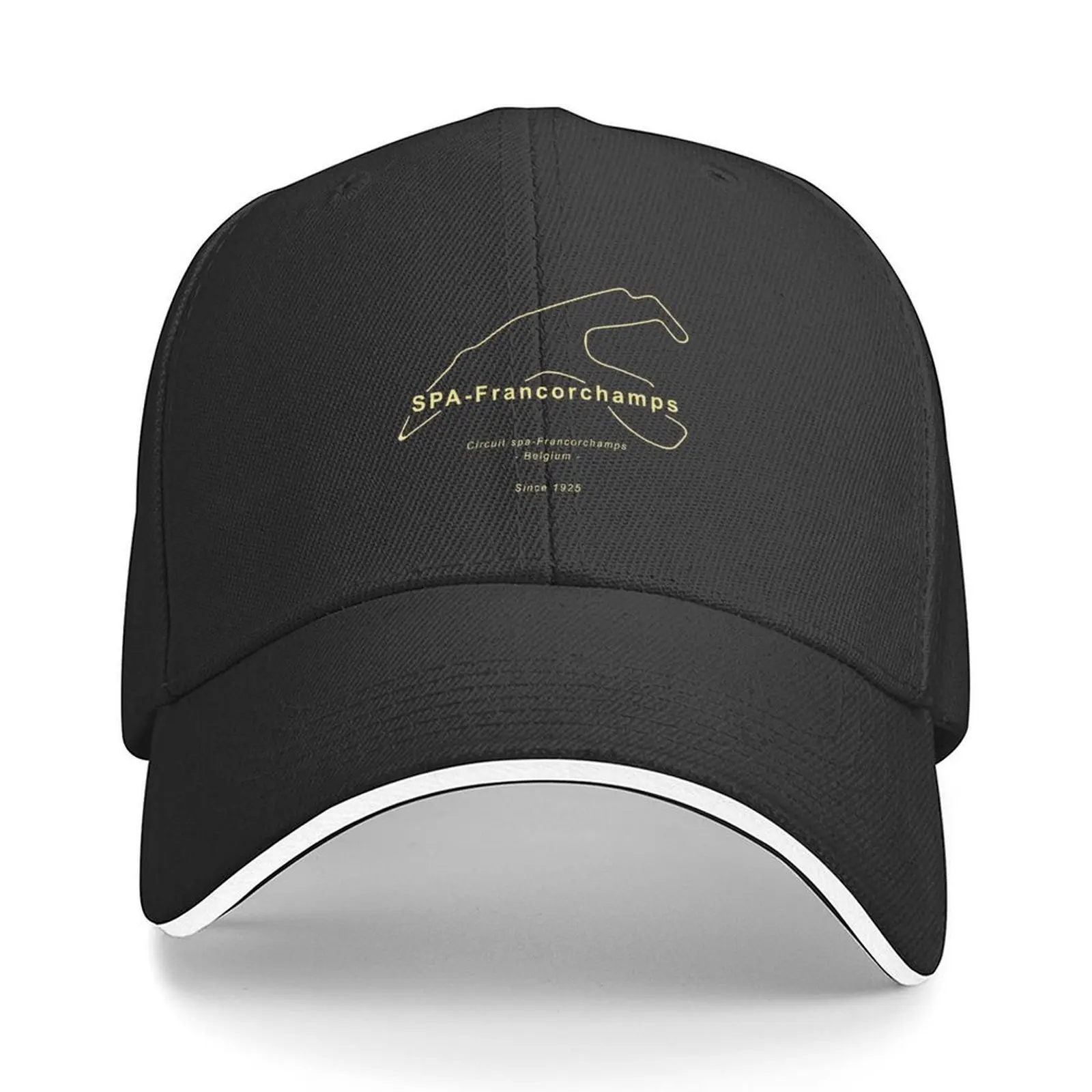 

SPA-FRANCORCHAMPS - Belgium Track Map Baseball Cap hiking hat foam party Hat Brand Man cap Wild Ball Hat Men Women's