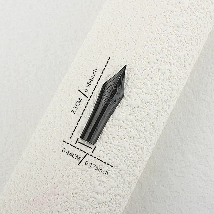 Black Forest Nib Can Be Used JinHao 82 26mm Yong Sheng Fountain Pen Universal Replace M, 0.38mm, EF Tip Nib