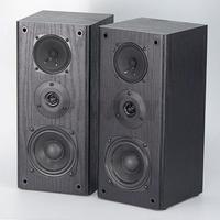 Subwoofer Speaker 4 Inch HiFi Passive Bookshelf Speaker Three-Way Surround Sound Speaker Sound Box Power 60W Speaker One Pair