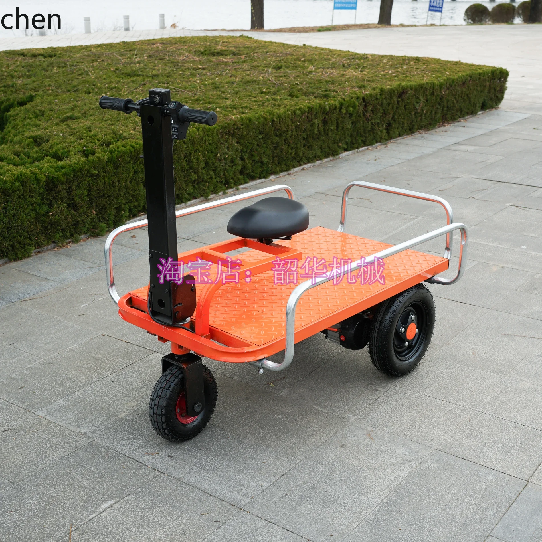 TQH6.25 can ride low-speed cart, truck, four-wheel trolley, load-bearing construction site warehouse logistics stall