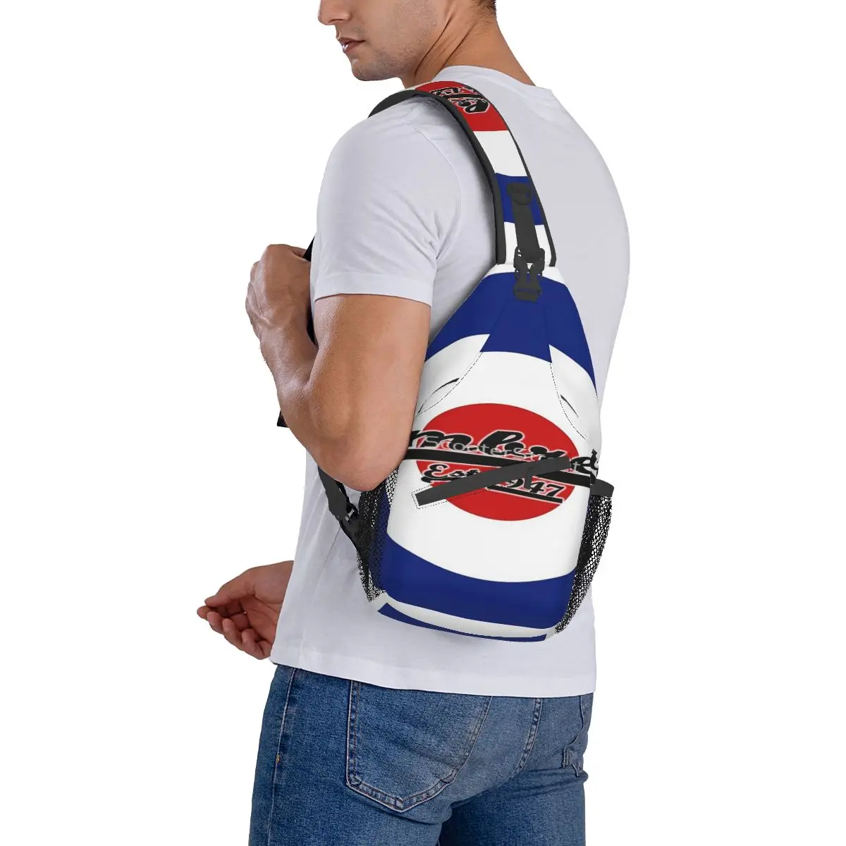 Team Lambretta MOD Target Chest Bag Holiday Large capacity Travel Cross chest bag Multi-Style