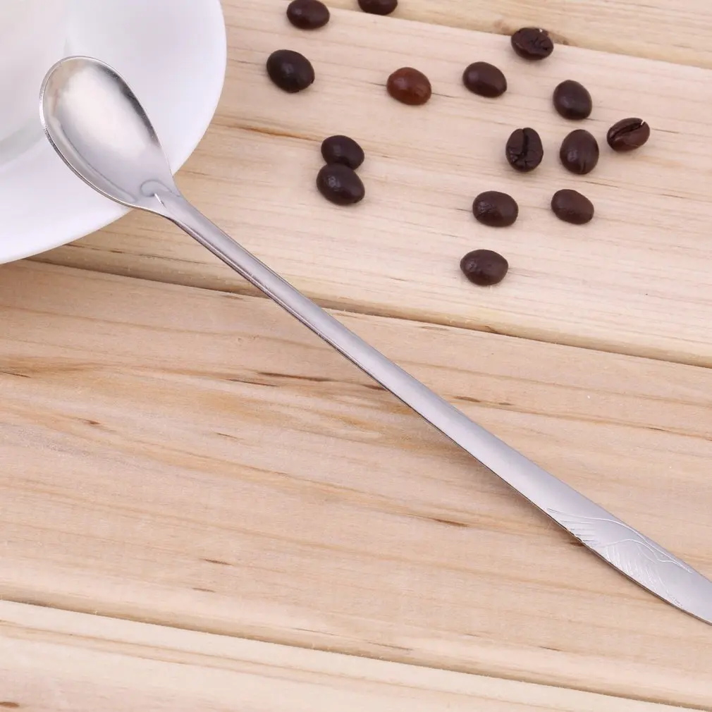Cucchiaio da caffè in acciaio inossidabile 304 cucchiaio a testa tonda cucchiai in stile coreano cucchiaio da miscelazione regalo per Dessert al miele