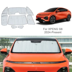 For XPENG G6 2024-Present Car Sunshades UV Protection Cover Auto Side Window Curtain Sun Shade Visor Mat Windshield Accesories