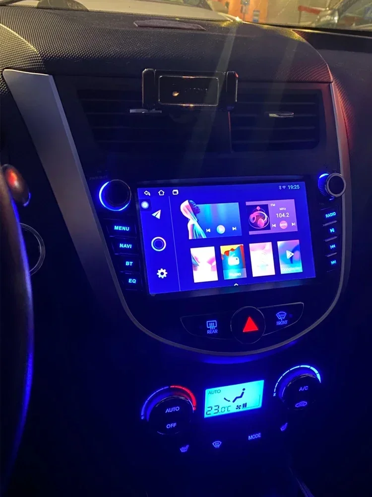 12G+256G 4G LTE 360 Carplay Auto Android 14.0 Car DVD Player GPS WIFI Bluetooth Radio For Hyundai Verna Accent Solaris 2012-2015