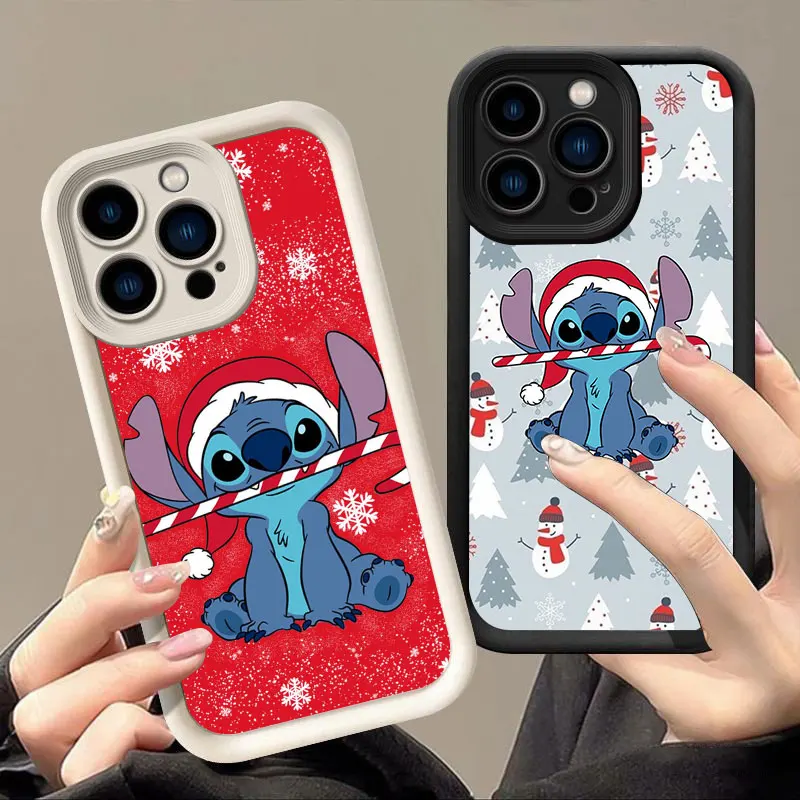 Pontos de natal com bonecos de neve coque para iphone 15 13 17 16 caso para iphone 17 ar 11 13 12 16 pro max 14 plus capa de telefone macio