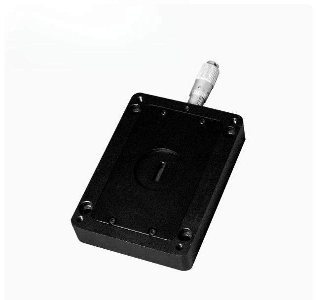 

Optical slit manual double opening micrometer adjustment experimental luminous flux slit width continuous adjustable workbench