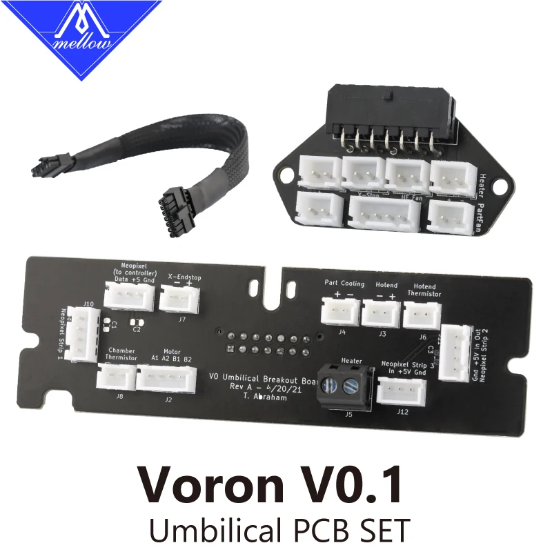 Mellow Voron0.1 UMBILICAL PCB Afterburner Toolhead Frame Board For 3D Printer Voron 0.1 From Timothy Abraham