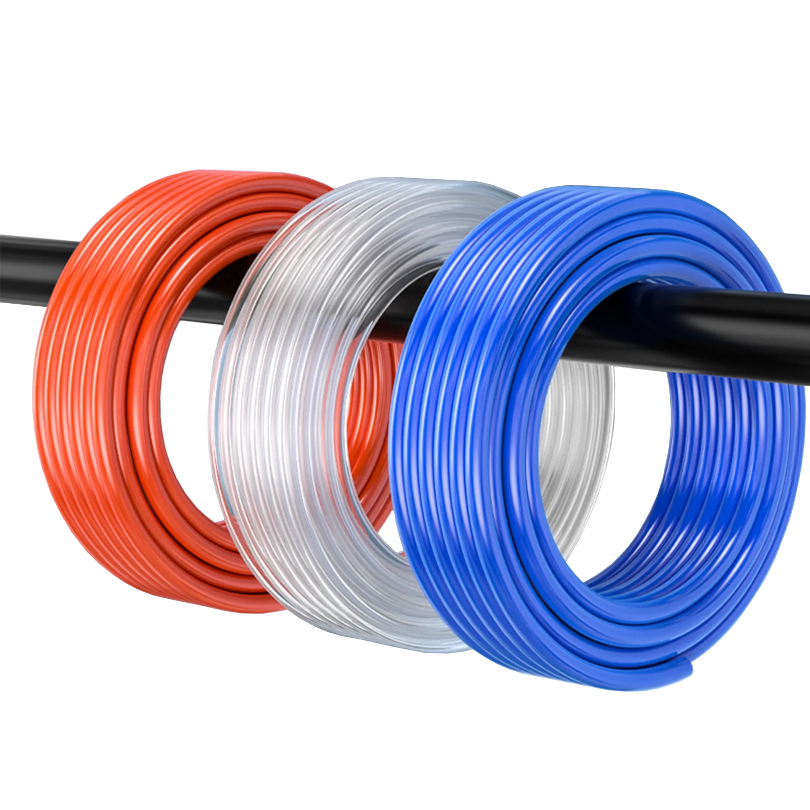 

10 м/20 м/50 м/100 м шланг для воздушных компонентов 4 мм 6 мм 8 мм 10 мм 12 мм полиуретановые трубки пневматический шланг из искусственной кожи воздушная трубка шланг компрессора