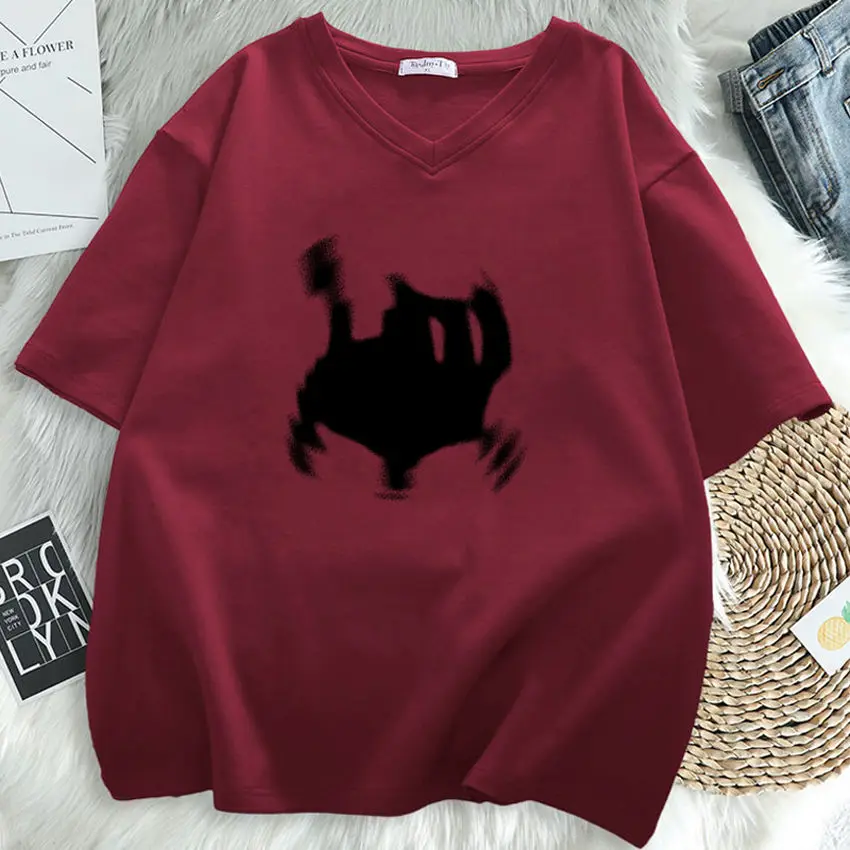 Plus Size 6XL 150kg Women Summer Cotton T shirt Cat Tees Short Sleeve Ladies Casual White t shirt street wear Oversized top