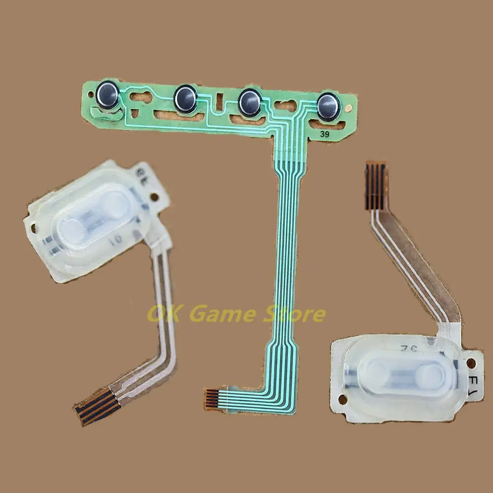 30sets New Home Volume Select Start Button Ribbon Flex Cable For PSP GO L R Button cable for psp go