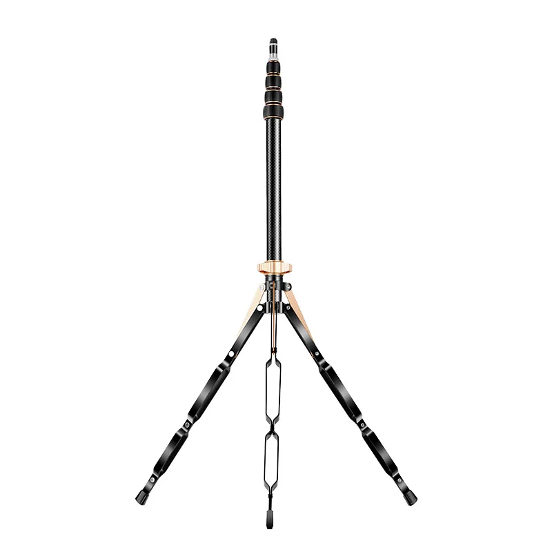Portable photography light stand, outdoor shooting stand, fill light, flash, reversible folding tripod