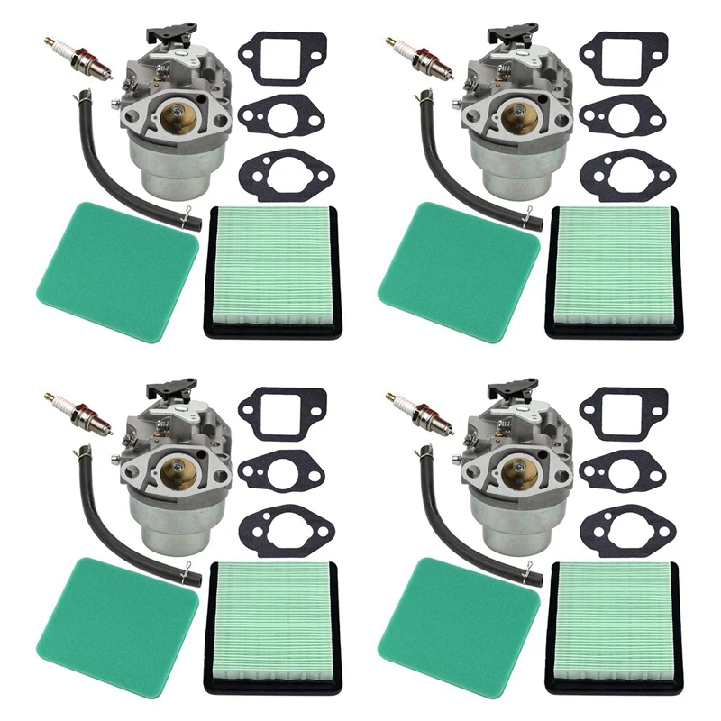 

4X Carburetor + Gasket + Air Filter Plug For Honda GCV160 Engine HRB216 HRR216 HRS216 HRT216 HRZ216 Lawn Mower-A82M