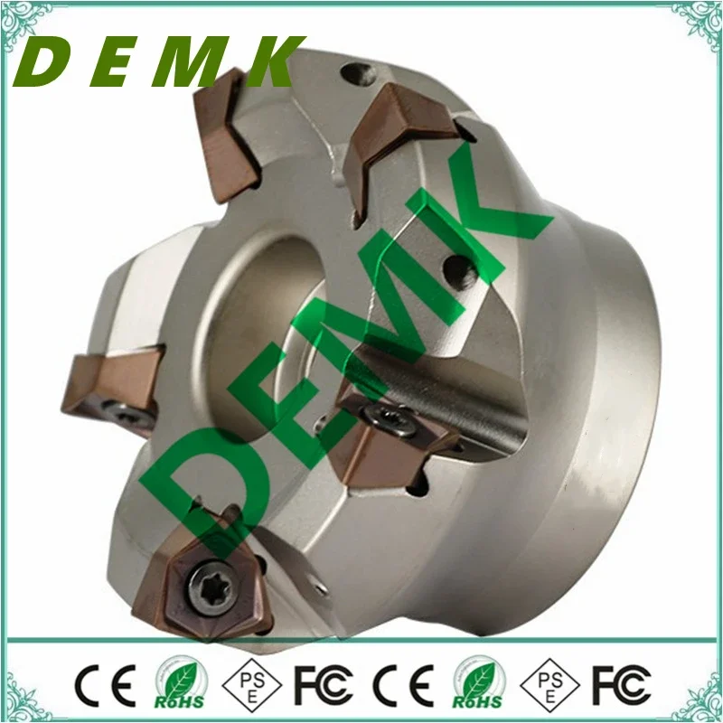 MFWN90 50-22-4T 63-22-5T 80-27-6T 100-32-7T 90 degr CNC Milling cutter knife dish Use insert WNMU080608 CNC flat milling cutter