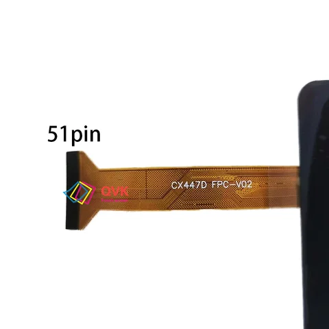 Svart 10,1 tum kompatibel artikelnummer CX447D FPC-V01 V02 VO1 VO2 Surfplatta kapacitiv pekskärm digitaliseringssensor pekskärm 45-stifts 8 best sales vo2 - №1