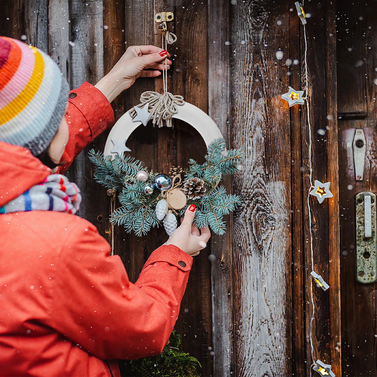 

3 PCS Solid Ring Craft Circle Wreath DIY Circular The Child Accessory Foam Rings Circles