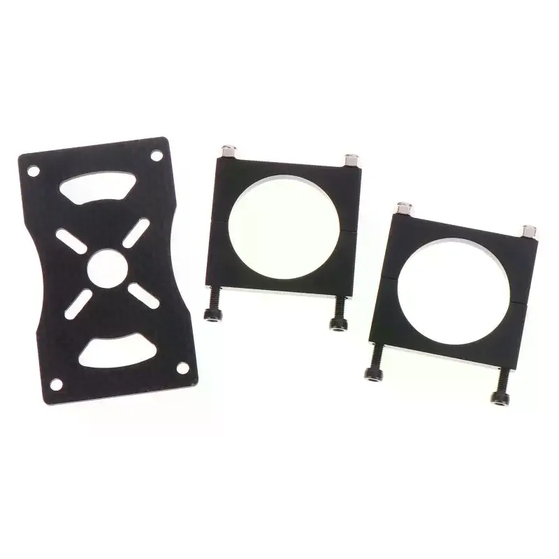 12/14/16/18/20/22/25/30mm Carbon Fiber Motor Base Fixed Seat Mount Plate Pipe Clamp For Aircraft Model