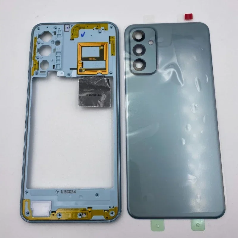 Housing Middle Frame Bezel with Battery + Camera Lens Cover Case for Samsung Galaxy M23 5G M236